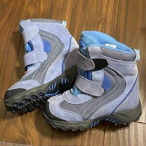 OFFERS OPEN! Kids size 1 L.L. Bean Kids Blue and Gray Snow Boots